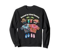 Habillé pour Le succès de l'île Tropicale Luau Beach Vacances Sweatshirt