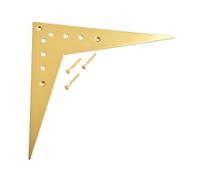 Habillez votre guitare élégant en forme de V pour une performance et un look optimaux (doré)
