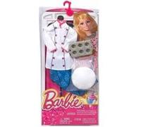 Habit barbie - poupée et mini-poupee - tenue de cuisiniere - mattel multicolore G
