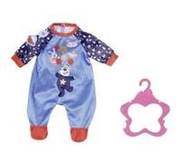 Habit poupée 39 - 46 cm : pyjama ours et lapin bleu baby born - vêtement accessoire poupée et poupon zapf