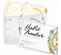 Habit Tracker Calendar | Undated 12-Month Habit Tracker Journal with Goal Planner | For Building Healthy Routines and Achieving Goals