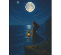 Habit Tracker - Lantern Glow: A guided monthly journal to build consistent habits and reflect with purpose.