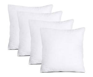 HABITA 33 HOME Set 2 ou 4 Coussin 45x45-50x50-60x60 sans Housse Garnissage Anallergique Indeformable pour Coussin Canapé et Coussins Décoratifs Made in Italy (4 Coussin 50x50 Cm)