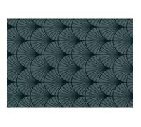 Habitable - Adhésif décoratif pour meuble effet Art Déco - 200 x 45 cm - Noir