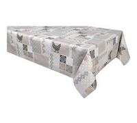 Habitable - Nappe en toile cirée rectangulaire Baco - 140 x 250 cm - Taupe