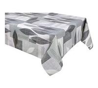 Habitable - Nappe en toile cirée rectangulaire Opus - 140 x 200 cm - Gris