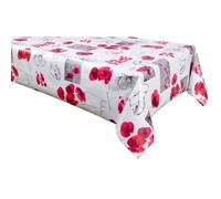 Habitable - Nappe en toile cirée rectangulaire Stowe - 140 x 200 cm - Rouge