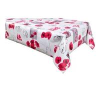 Habitable - Nappe en toile cirée rectangulaire Stowe - 140 x 250 cm - Rouge