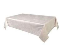Habitable - Nappe en toile cirée rectangulaire Vitali - 140 x 200 cm - Beige nacré - VITALI Beige G