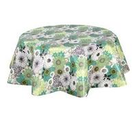 - Nappe en toile cirée ronde Champs - Diam. 135 cm - Vert