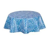 - Nappe en toile cirée ronde Eloa - Diam. 135 cm - Bleu