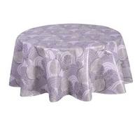 Habitable - Nappe en toile cirée ronde Moze - Diam. 135 cm - Gris Gris G