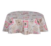 Habitable - Nappe en toile cirée ronde UNDO - Diam. 150 cm