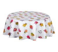 Habitable - Nappe en toile cirée ronde VACHE - Diam. 135 cm