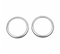 habitacle auto Compatible Avec Chevy Pour Camaro 2012 2013 2014 2015 Haut-parleur De Porte Intérieure Voiture Couverture Décoration Accessoires(Silver)
