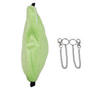 Habitant pour Animaux de Compagnie de lit pour Animaux de Compagnie Velveteen Banana en Forme de Banane, pour hamsh hammac Soft Confortable Taille Lavable, léger Portable en (Vert)