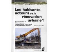 Habitants acteurs de la renovation urbaine Pur (Auteur)