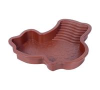 Habitat de bain reptile - Bol de trempage d'amphibien spacieux, coque en plastique forte | Plat d'étang peu profond avec un fond non glissant pour la tortue Enclos Hydratation Utilisation, configurati