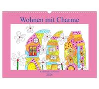 Habitat de charme (Calendrier mural 2026 DIN A3 horizontal), CALVENDO calendrier mensuel