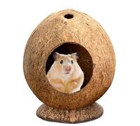 Habitat des Petits Animaux - 13,5x11,9 Cm Maison De Hamster, Grotte D'enrichissement en Bois, Conception De Base Anti-Tip avec Durabilité À Mâcher | Sécuriser Le Refuge Au Bond pour Le Hérisson Lapin