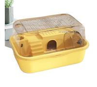 Habitat du hamster - 13,78x9,84 pouces Cage de hamster | Villa hamster anti-escape respirant, enceinte compacte de sécurité pour animaux de compagnie pour les souris hérissons de Gerbil, petite maison