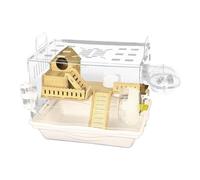 Habitat du Hamster, Observation des Animaux de Compagnie Cage Transparente pour Les Petits Animaux - Habitat du Hamster, Respirant Assemblage Facile pour Animaux de Compagnie pour Amis, Amoureux