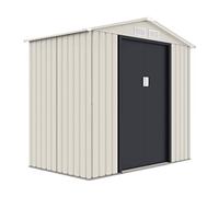 Habitat Et Jardin - Abri de jardin métal 'Nebraska' - 2.70 m² - Beige/gris anthracite