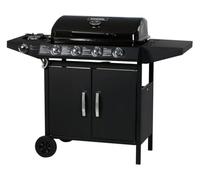 Barbecue gaz ""Festa 5"" - 5 brûleurs dont 1 latéral - 12.9 Kw- Noir