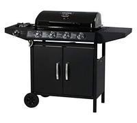 Barbecue gaz ""Festa 5"" - 5 brûleurs dont 1 latéral - 12.9 Kw- Noir