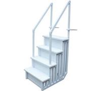 Habitat et Jardin – Escalier simple pour piscine en plastique