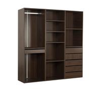 Habitat et Jardin Kit Dressing Opéra modulable - 3 éléments - Marron