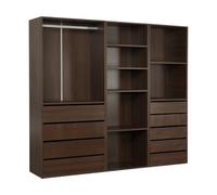 Habitat et Jardin Kit Dressing Opéra modulable - 3 éléments - Marron