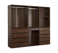 Habitat et Jardin Kit Dressing Opéra modulable - 3 éléments - Marron