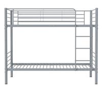 Habitat et Jardin Lit superposé Adam - 90 x 190 cm - Métal - Gris