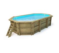 Habitat Et Jardin Miami 130 Piscine hors sol Octogonal 15000 L Bois