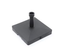 Habitat et Jardin Pieds de Parasol a Lester 45 x 45 cm avec roulettes - 18 kg - Noir