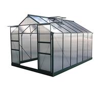 Serre jardin polycarbonate "Dahlia" Vert Sapin 9,24 m²