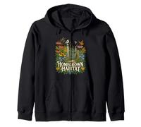 Habitat Local Plantes Indigènes Jardin Pollinisateur Sweat à Capuche