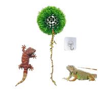 Habitat pour Gecko - Déco Terrarium Esthétique Forme Boule de Mousse | Abri pour Lézard,pour Intérieur et Extérieur, Jardin, Léopard Gecko, Serpent, Mygale