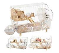 Habitat Pour Hamster En Acrylique, Maison De Repos Pour Hérisson, Abri Transparent Pour Petits Animaux, Station De Jeu En Cage Pour Chinchilla, Conception De Sommeil D'activité, Adapté Aux Familles, A