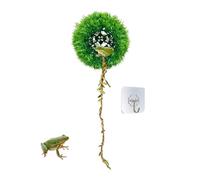 Habitat pour Reptiles et Cachettes | Décor pour Terrarium en Forme de Boule de Mousse | Abri pour Reptile,pour Intérieur et Extérieur, Jardin, Lézard, Gecko, Serpent, Grenouille, Crabe