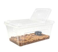 Habitat pour Reptiles Grande Cage Ventilée Transparente Boîte Alimentation