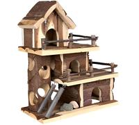 Habitat pour rongeurs - Trixie - Maison Tammo - 3 étages - Tunnel et échelle - Nettoyage facile