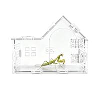 Habitat pour sauteur en acrylique | transparente pour reptiles | Habitat ventilé | Convient pour grenouille, gardide, , scorpion et mande, utilisable à la maison, en voyage et dans le