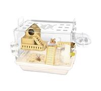 Habitat transparent pour hamster | Habitat transparent pour petit animal de compagnie pour une observation optimale des animaux de compagnie, hébergement des gerbilles, accessoires de maison
