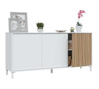 Habitdesign Modèle Ethna Buffet pour salon « Artik » et naturel Style moderne 154 x 74 x 40 cm