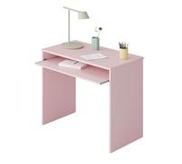 Loungitude - Bureau avec tablette extractible L90 cm - Rose