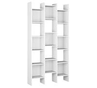 Habitdesign Modèle Italian Bibliothèque, étagères pour bureau, salle à manger ou salon, finition blanche « Artik », dimensions : 192 x 96 x 25 cm (H x l x P).