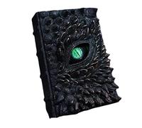 HABITZ Figurine De Sortilège D'œil De Démon Maléfique Sculpture d'halloween Dragon Borgne Serre Livres en Résine 3D Accessoire Effrayant Et Modèle De Collection for Table Fête,Bibliothèque,Cheminée