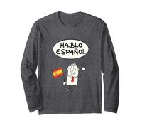 Hablo Espanol T-Shirt pour hispanophones Manche Longue